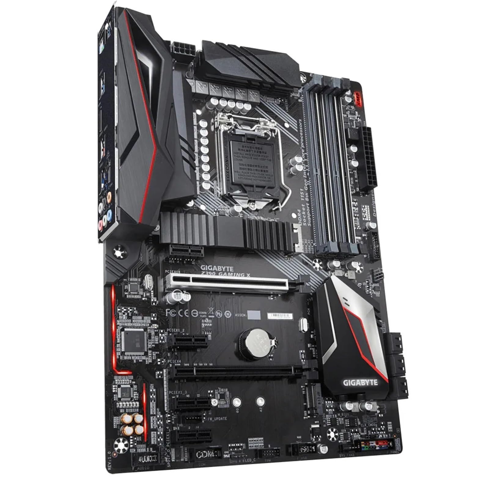 Cartes mères d'ordinateur Fit for GIGABYTE Z390 Gaming X LGA1151 DDR4 Intel I9 I7 I5 I3 CPU Intel Z390 Gaming Carte mère 1151 Intel LAN M.2 ATX
