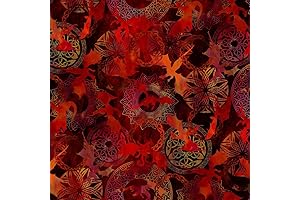 In The Beginning Dragons RED Fury Digital 4DRG1: Majestic Dragon Silhouettes on...