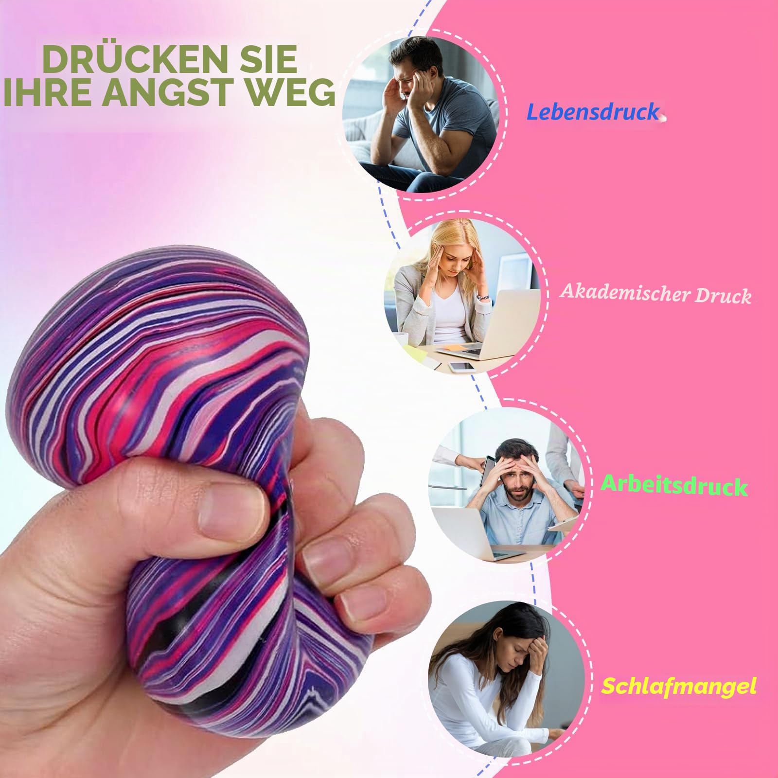 Squishy Cube, Squishy Stress Würfel, Eiswürfel Sensorik Stressball, Eiswürfel-Fidget-Toy, Ice Cube Squishy, Fidget Cube Stressball, Squishy Fidget Toys, für Erwachsene Angstlinderung