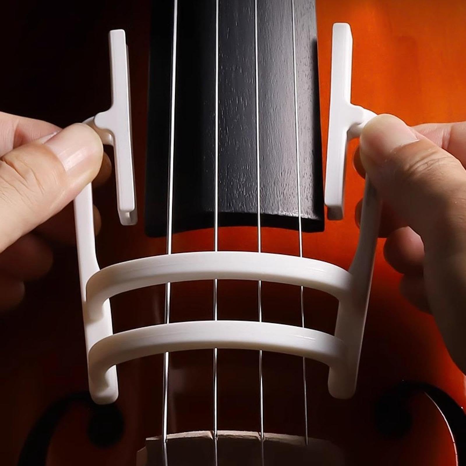 Bogenrichtwerkzeug für Cello, Bogenjustierer, Korrekturhilfe für Kinder, Erwachsene, Spieler Und Schüler von Streichinstrumenten, Weiß