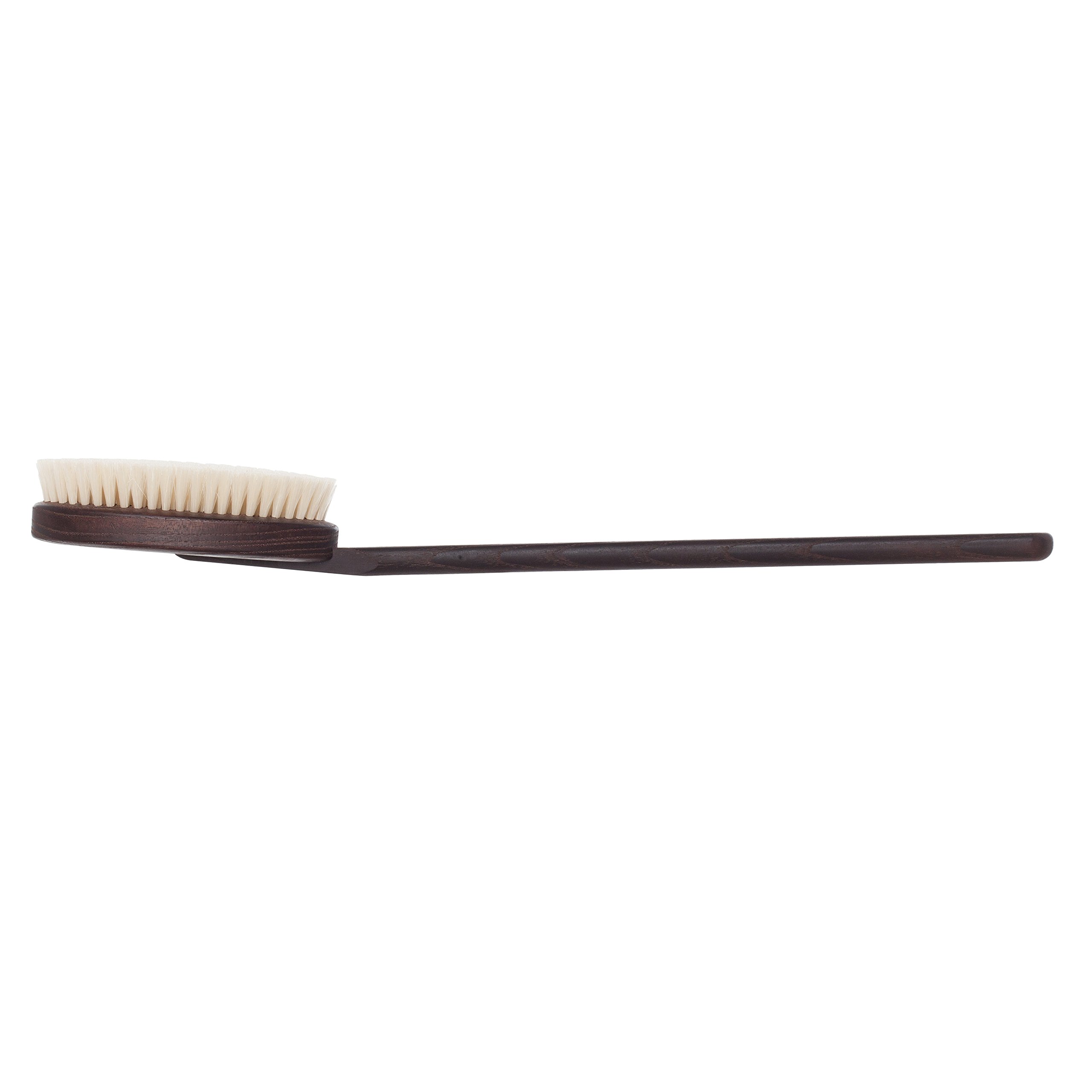 Redecker Rückenbürste, 45cm, Thermo Holz, Braun, Alle Hauttypen, Tiefenreinigung, Sanftes Peeling, Beruhigend, Poren-Behandlung, Reinigung