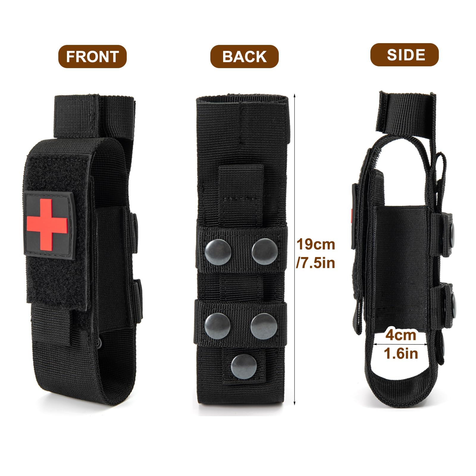 実物TQポーチ 止血帯付き HUSAR / ユサール TQ 止血帯 ポーチ 3.0V : ミリタリーブラッド