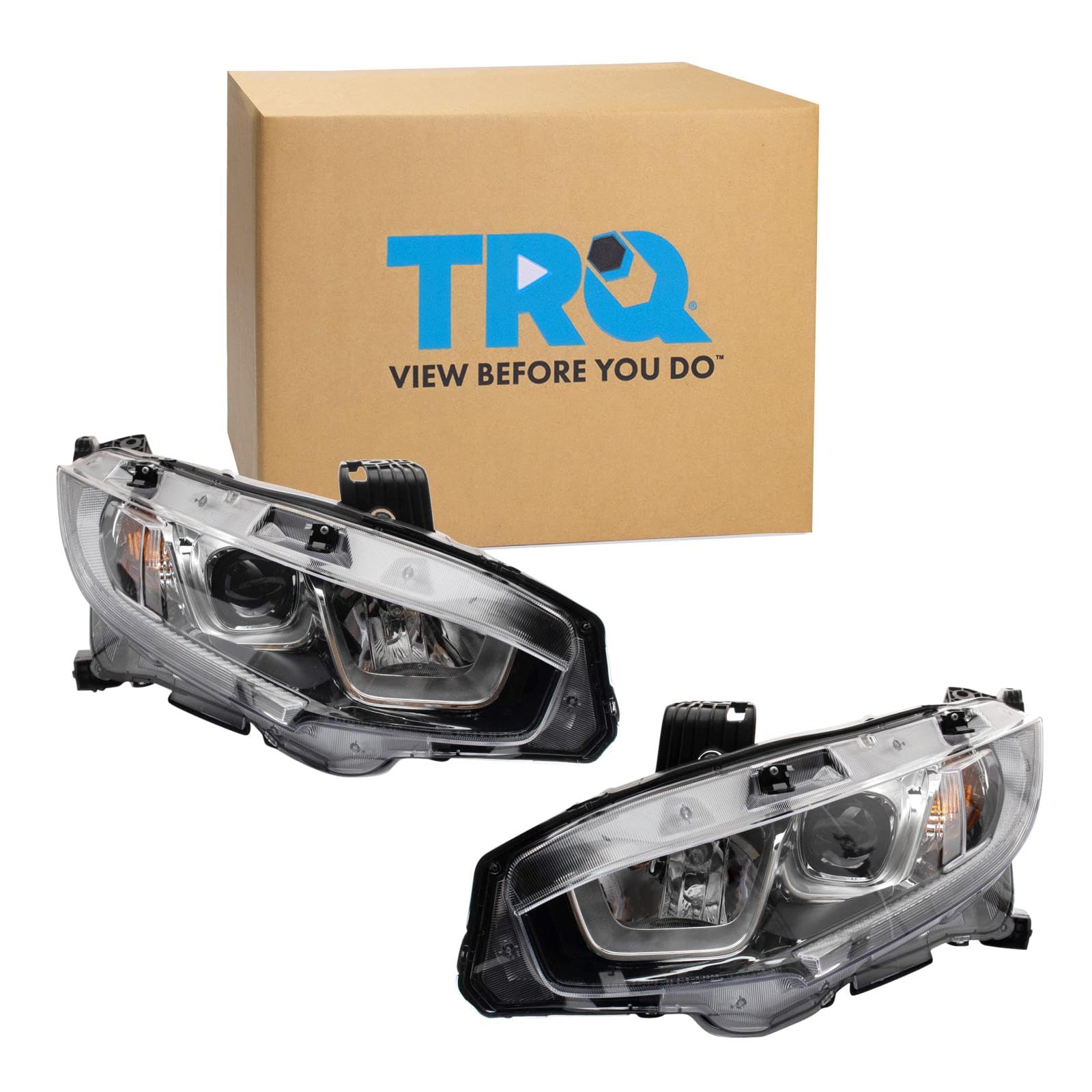 TRQ Headlight Assembly Set