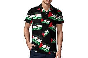 Show Your Support with Palestinian Free Palestine Polo Shirts