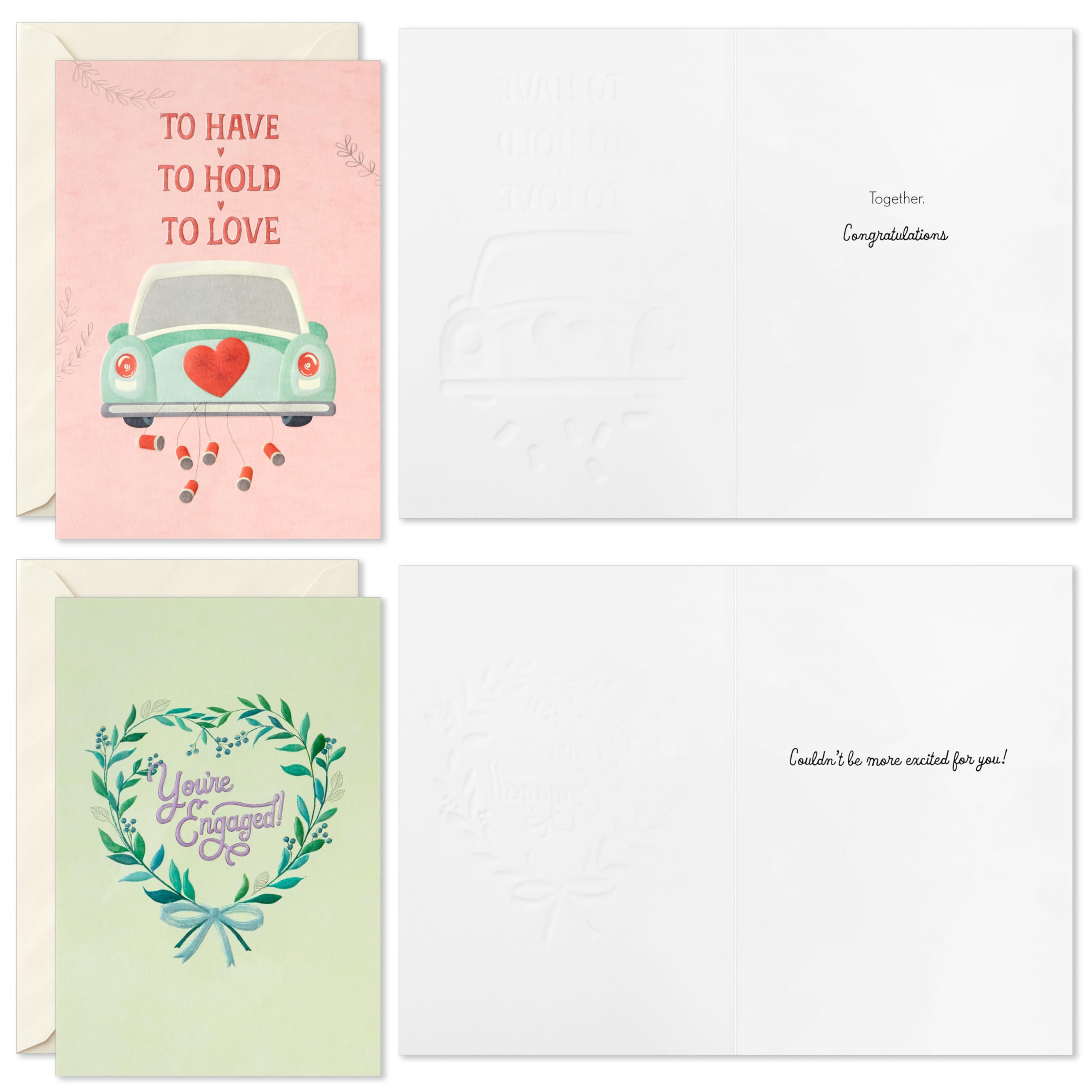 Hallmark Bulk Dankeskarten – 100 Stück Blanko Mit Umschlägen, Braunes Kraftpapier Mit Blumenmuster, 10,2x14 Cm