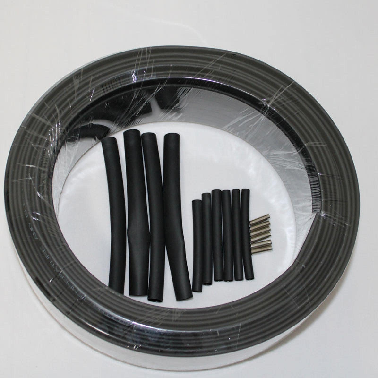 220V Flammhemmendes Heizkabel Breite 8mm Selbstregulierende Temperatur Wasserrohrschutz Dachenteisung Heizkabel 50m