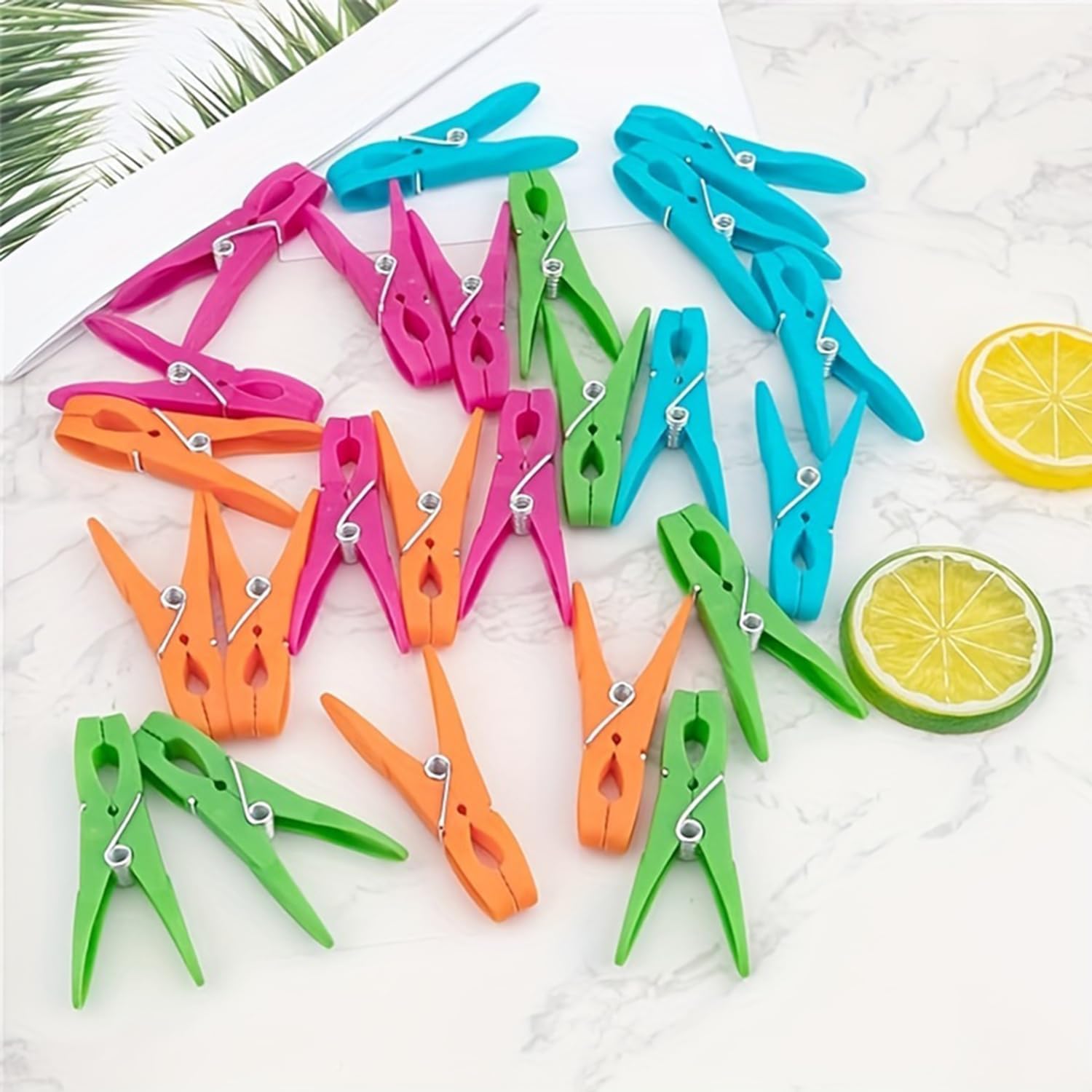 Set Di 72 Mollette Da Bucato Extra Forti - Antivento, Morbide E Ideali Per Vestiti Delicati - Foto 5