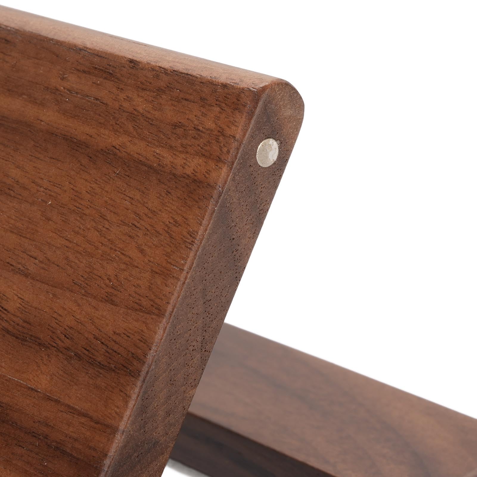 Soporte de Escritorio Plegable para Tableta de Madera de Nogal, Soporte Premium para Tableta para Escritorio, Elevador para Computadora Portátil para Dibujar, Leer y Visualizar, Plegable,