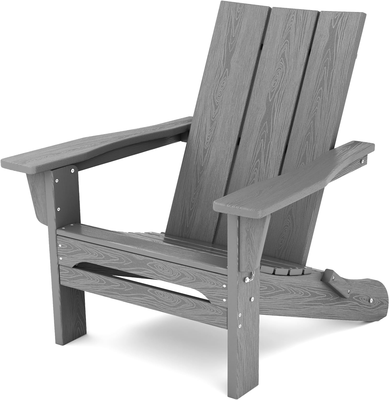 Adirondack Folding Chair- Pale Aspen & Black
