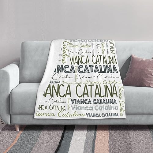 Miniatura 141 de Dr.TOUGH Mantas personalizadas para niños y adultos, manta personalizada con nombre para niños, manta con monograma con nombres personalizados