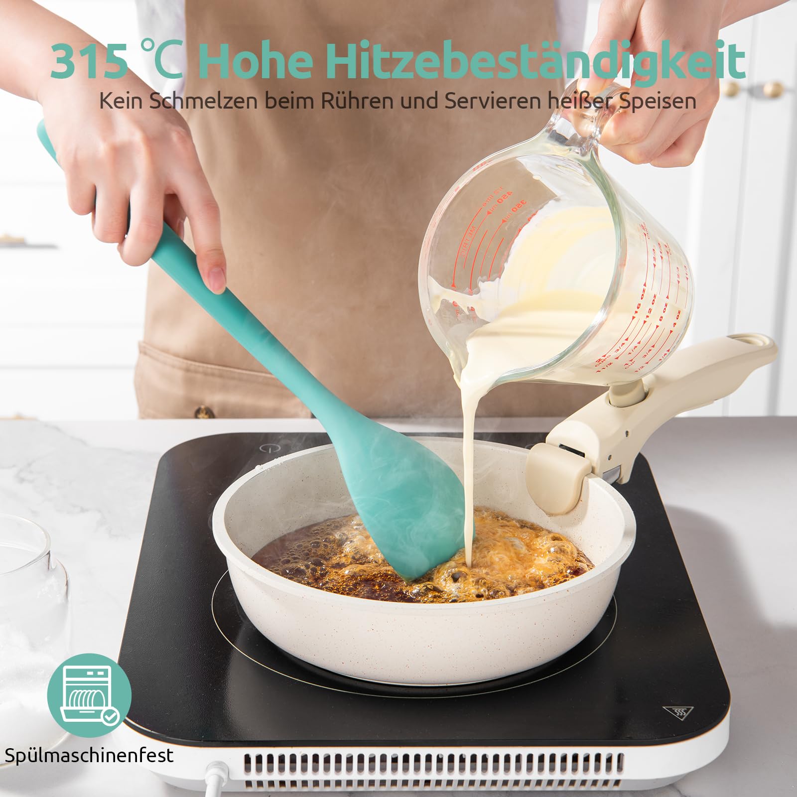 Allecto plus - Houten Rijst Paddle Serveerlepel | Rijstschep voor in de Keuken