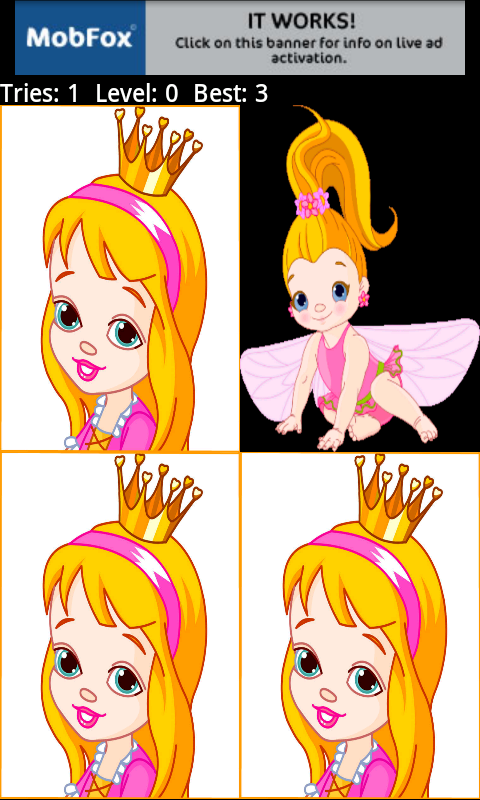 Aplicación Princess Memory Game en Amazon Appstore