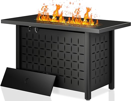What is the assembly process for the Walsunny 43 inch Outdoor Propane Fire Pit?