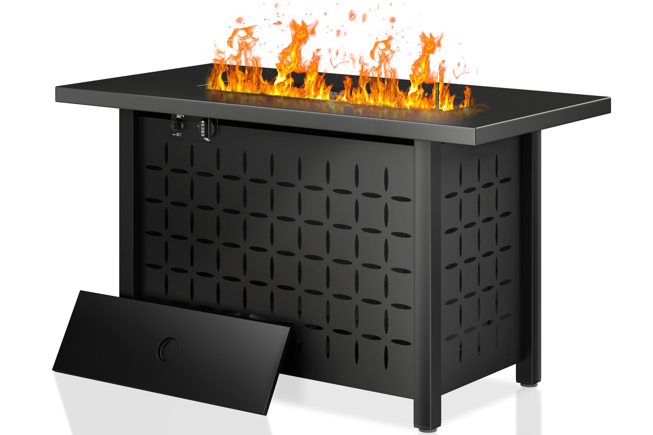 Shintenchi 43-Inch Fire Pit Table