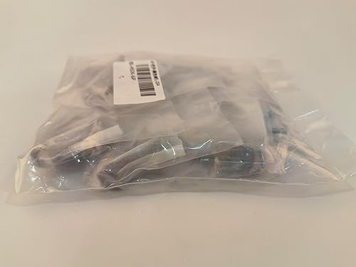 Miniatura 10 de Kalolary Paquete de 6 tiradores de gabinete con barra en T de 2 pulgadas, manijas de un solo agujero, pomos de cajón de cocina, manijas moleteadas,