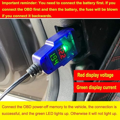 Miniatura 5 de OBD2 - Conector de protección de ahorro de memoria para coche, batería automotriz, ECU, protector de apagado y apagado del vehículo, herramienta de