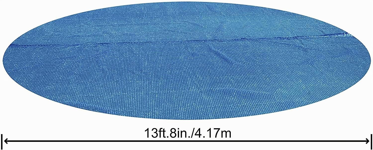 Bestway Flowclear Solarabdeckplane Ø 417 cm, für runde 457 cm, 427 cm und 396 cm Aufstellpools, blau, 58252, 427 cm / 547 cm
