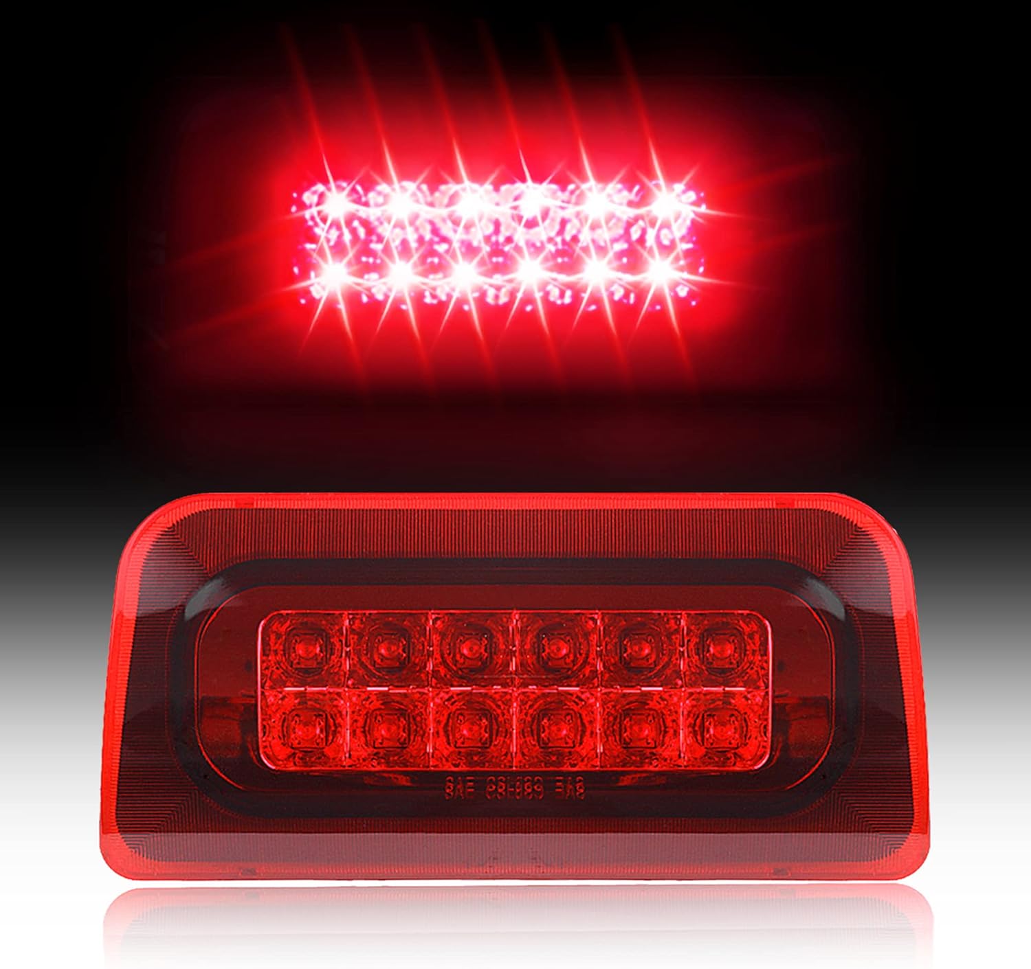 BASIKER Third Brake Light fit for 19942004 Chevy s10 S10 GMC Sonoma Regular Cab or