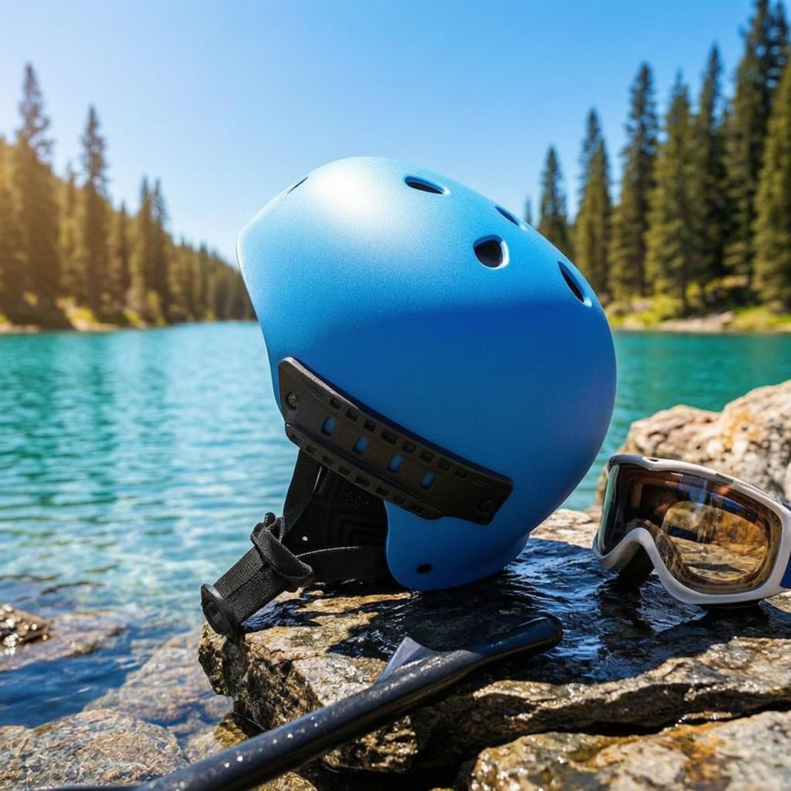 Protector de Cabeza Casco Deportivo Casco de Casco Ligero Casco Acolchado con y EVA para orción de Impactos Diseño Redondeado con Acabado Ajuste