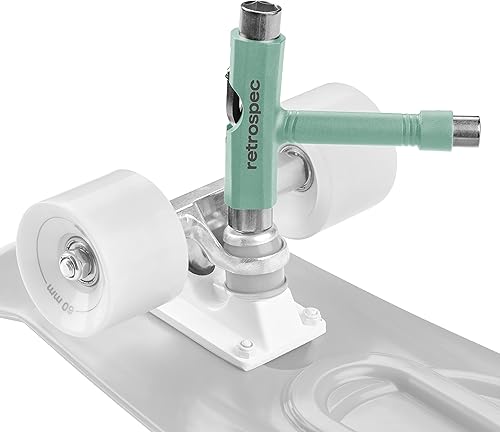 Miniatura 5 de Retrospec Upkeep All-in-One Multi-Function Portable Skate Tool with 2-in-1 Allen Wrench & Phillips Head Screwdriver for Adjusting and Tightening