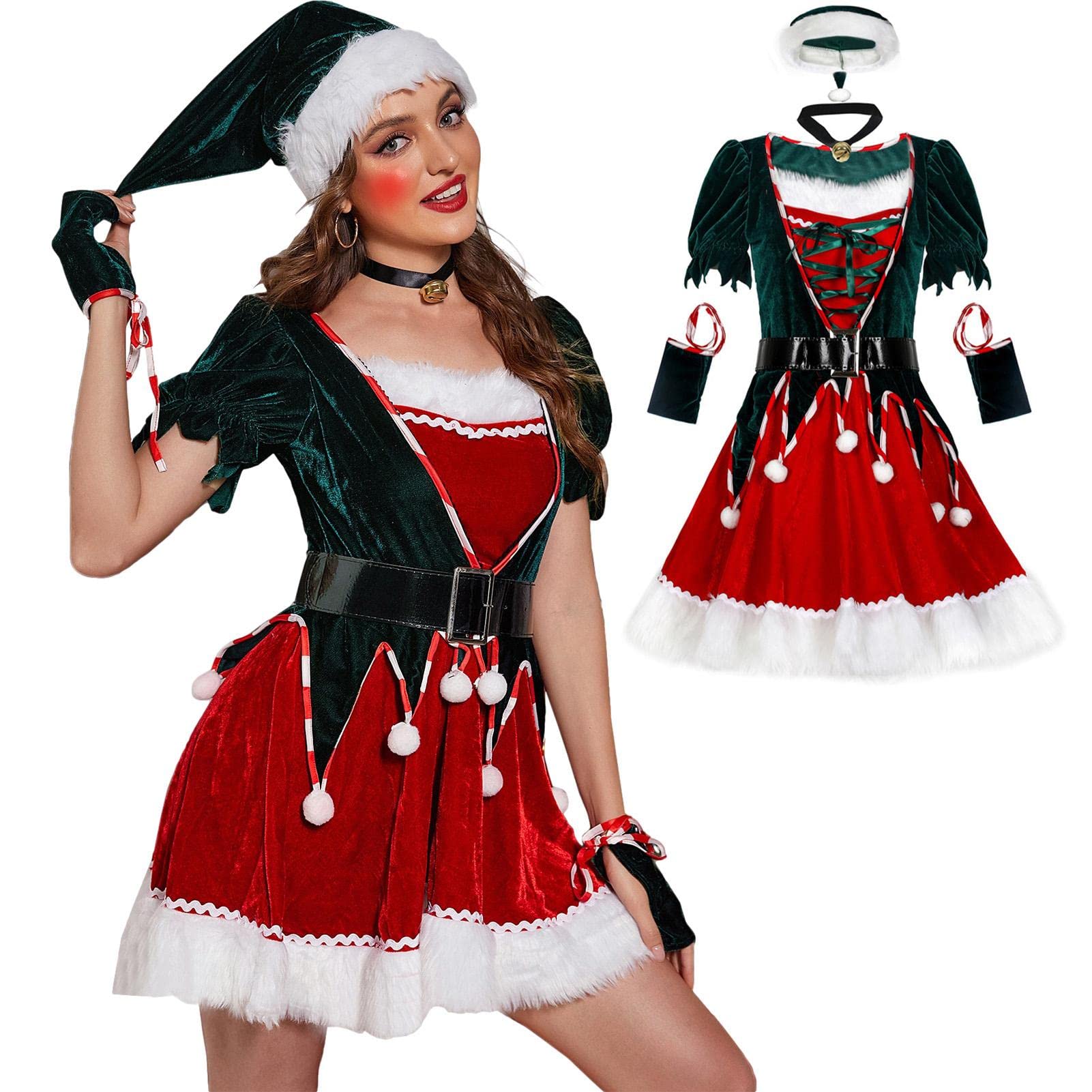 Womens Mrs Santa Claus Dress Outfit Ladies Christmas One Piece | Desertcart Gambia Womens Mrs Santa Claus Dress Outfit Ladies Christmas One Piece | Desertcart Gambia