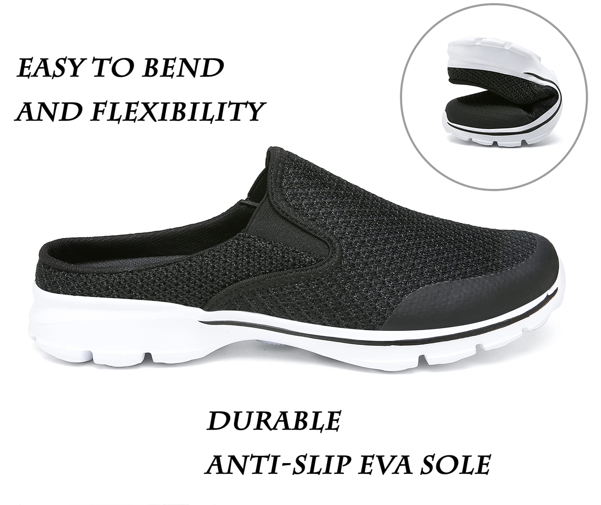 CELANDA Zoccoli e Sabot Donna Uomo Ciabatte Leggero Traspiranti Pantofole da Casa Comode Antiscivolo Scarpe da Giardino Spiaggia all'aperto 35-48 EU