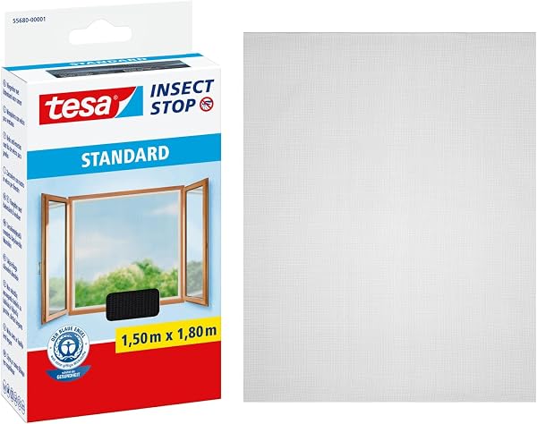 tesa Insect Stop Standard Fliegengitter anthrazit 150x180 cm