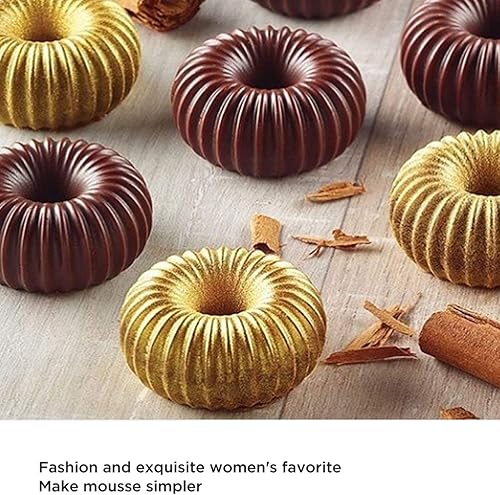 Vista 121 de OCPO KITCHEN Molde de silicona para hornear pasteles de mousse, dulces, pasteles, chocolate, magdalenas, gelatina, galletas, pudín, molde