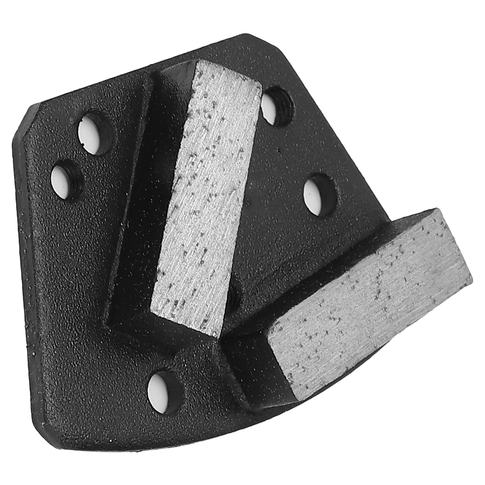 Diamentowe tarcze szlifierskie, Diamentowe nakładki do szlifowania Trapezowe, 6-otworowe, proste zęby, czarne, ziarno 16, 3 sztuki