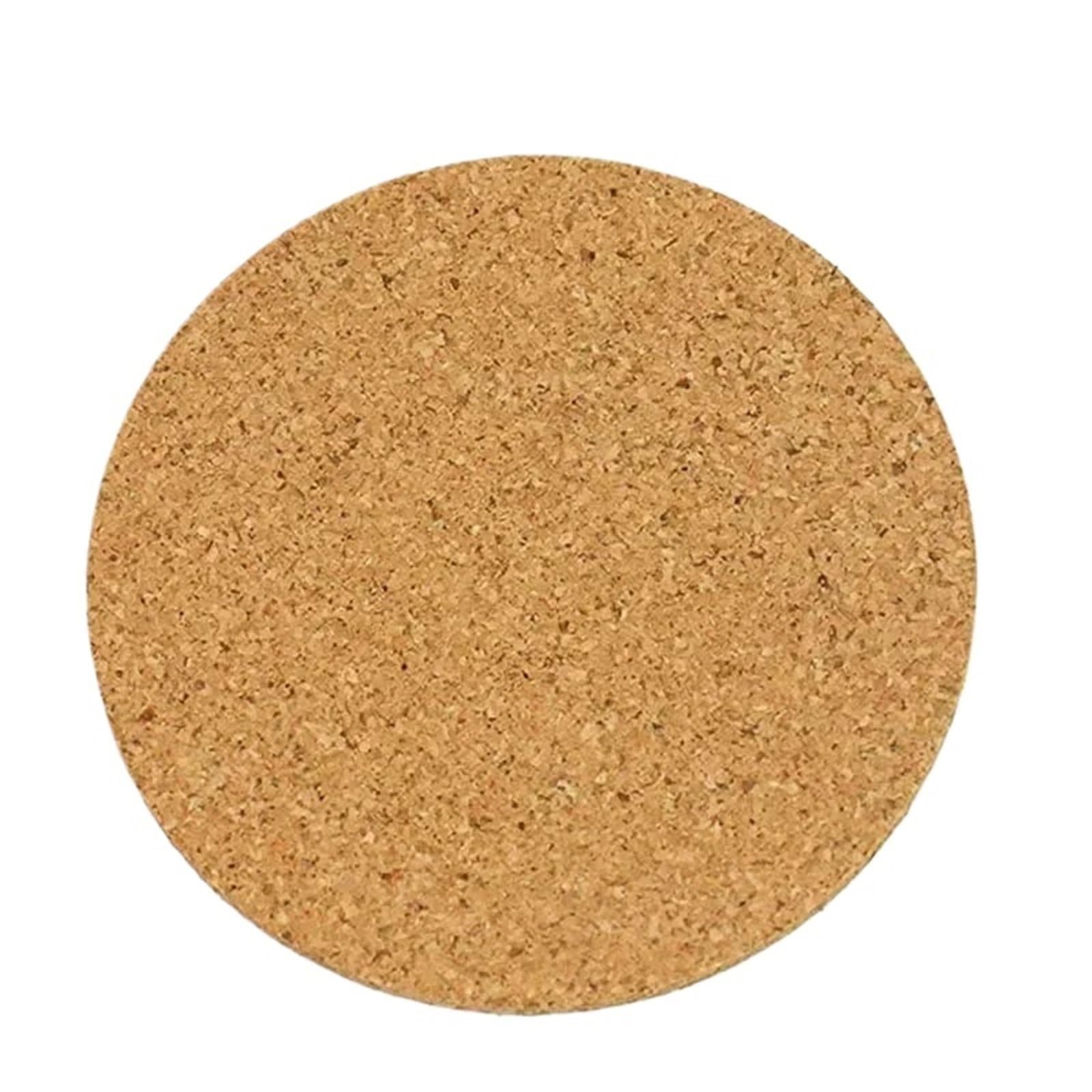 Untersetzer 50/100Pcs Tasse Matte Kork Untersetzer Tischsets for Tisch Küche Zubehör Runde Kaffee Tee Matten Desktop Dekoration