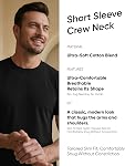 JMIERR Hommes T chemises manches courtes Col d'équipage Longline chemise 1 ou 3 Pack de coton, T-shirts, Classique, Hipster, Hippop, Sport, Workout, Chemises de plage, Tshirt pour les hommes, Fit régulier, Hawaïen