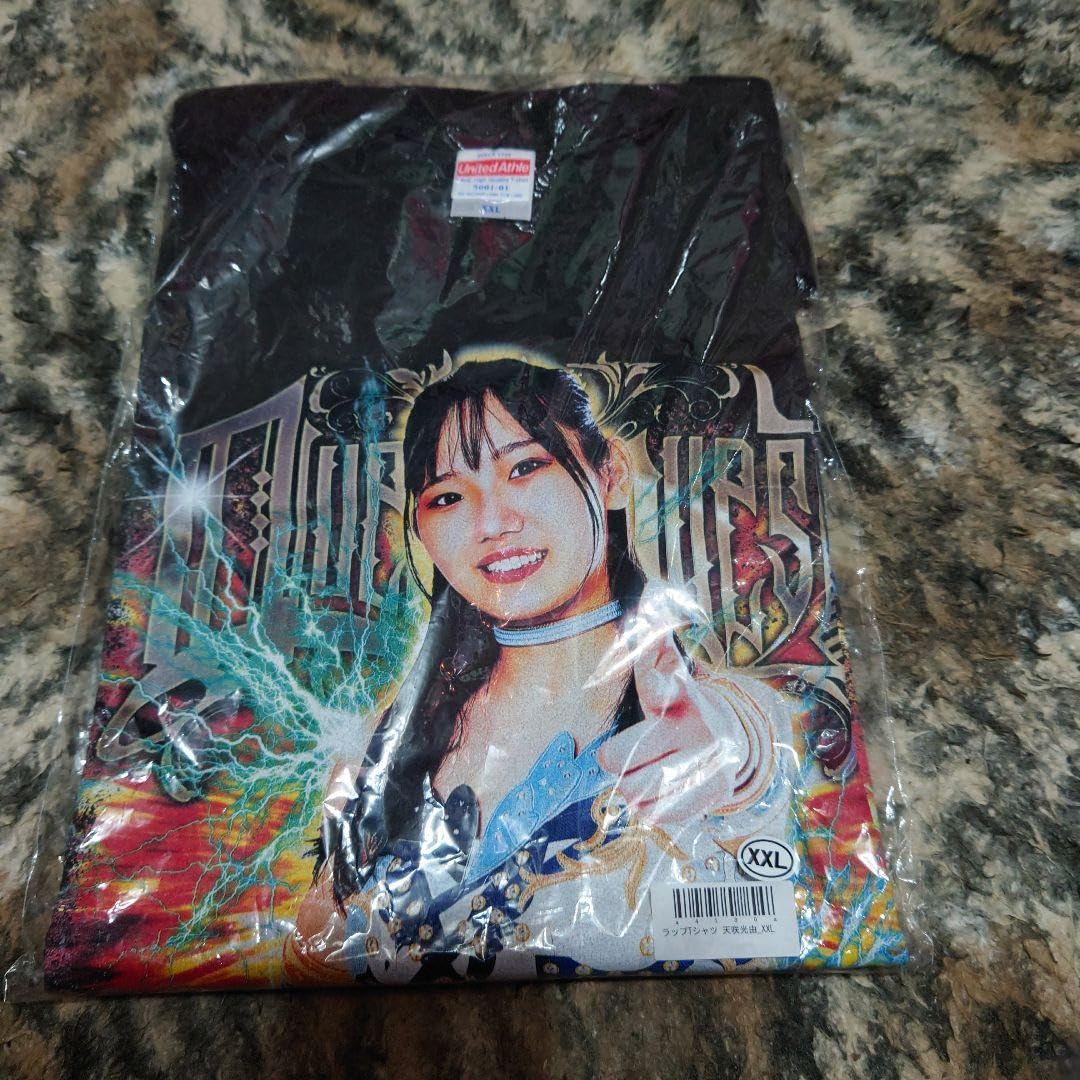 スターダム 女子プロレス 天咲光由選手 ラップTシャツ 女子プロレス スターダム 天咲光由 ラップTシャツ Lサイズ