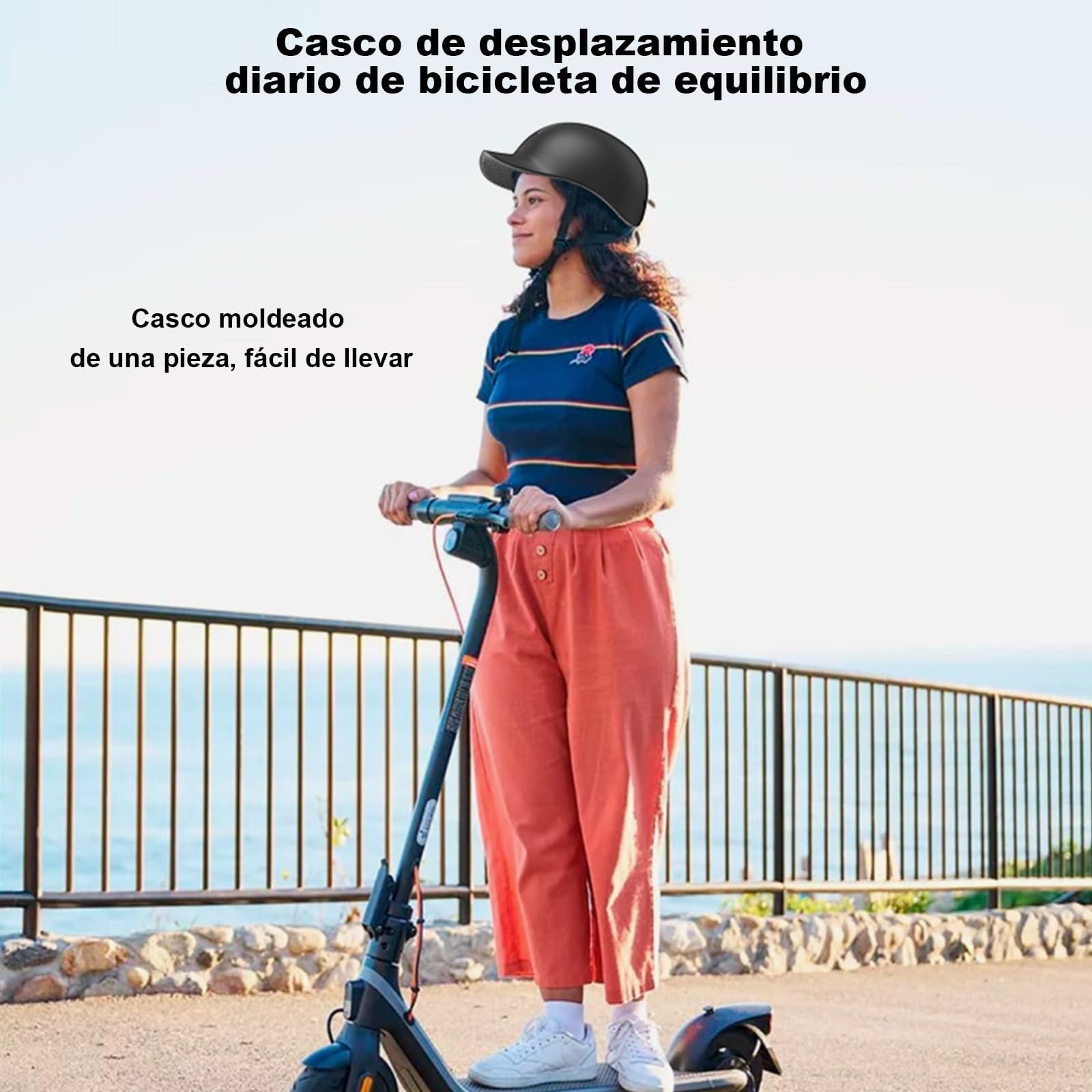 Shinmax Casco Bicicleta Hombre Mujer, Cascos Ciclismo con Pantalla Viajeros Urbanos, Casco Bicicleta Adulto Ajustable Casco Patinete Electrico Adulto