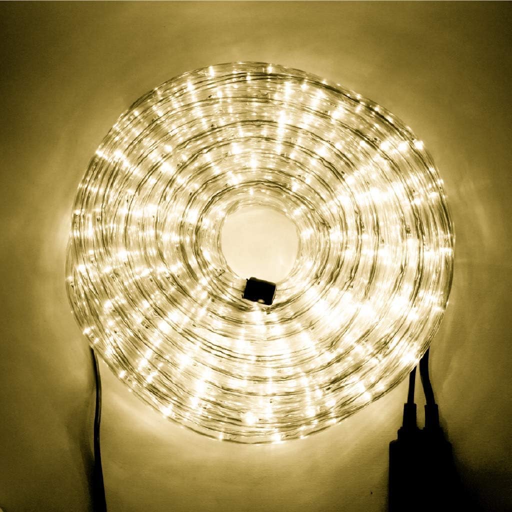 Deals TUBO LUMINOSO LED LUCI DI NATALE IMPERMEABILE ESTERNO (Bianco Caldo, 20 metri)