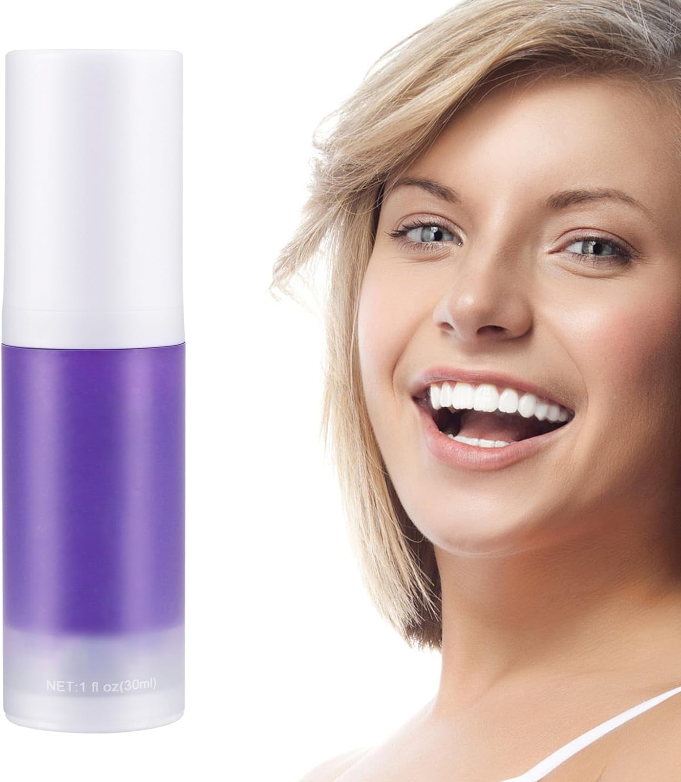 Purple Toothpaste for Teeth Whitening