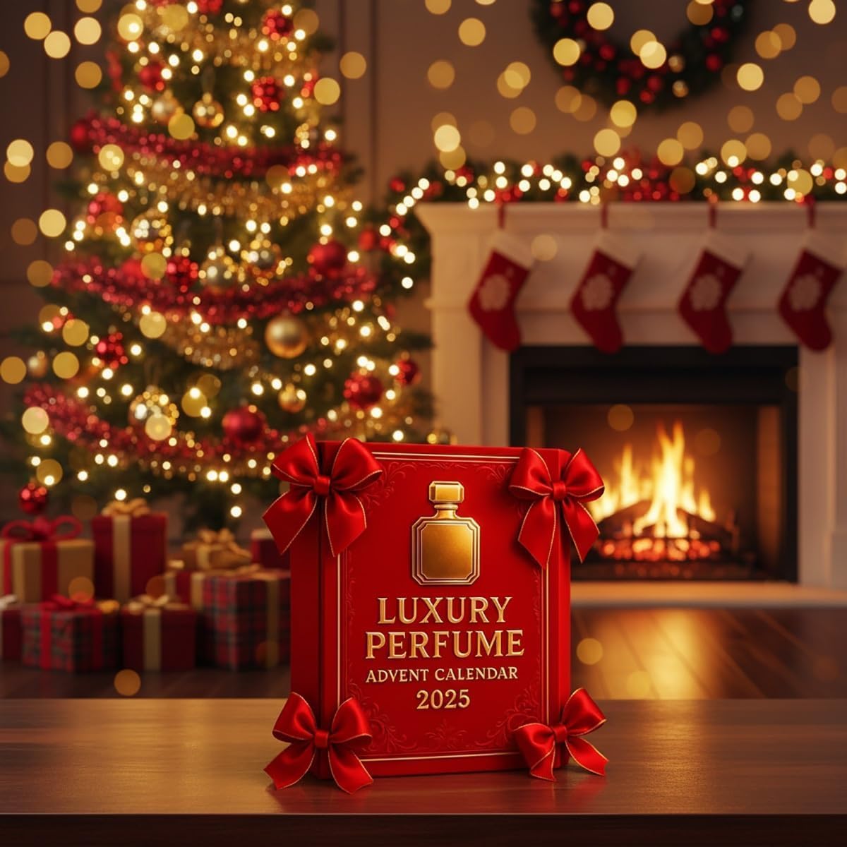 Calendario de Adviento de Perfume de Lujo 2025, Juego de Regalo de 24 Días, Fragancias de Diseñador para Mujeres y Hombres