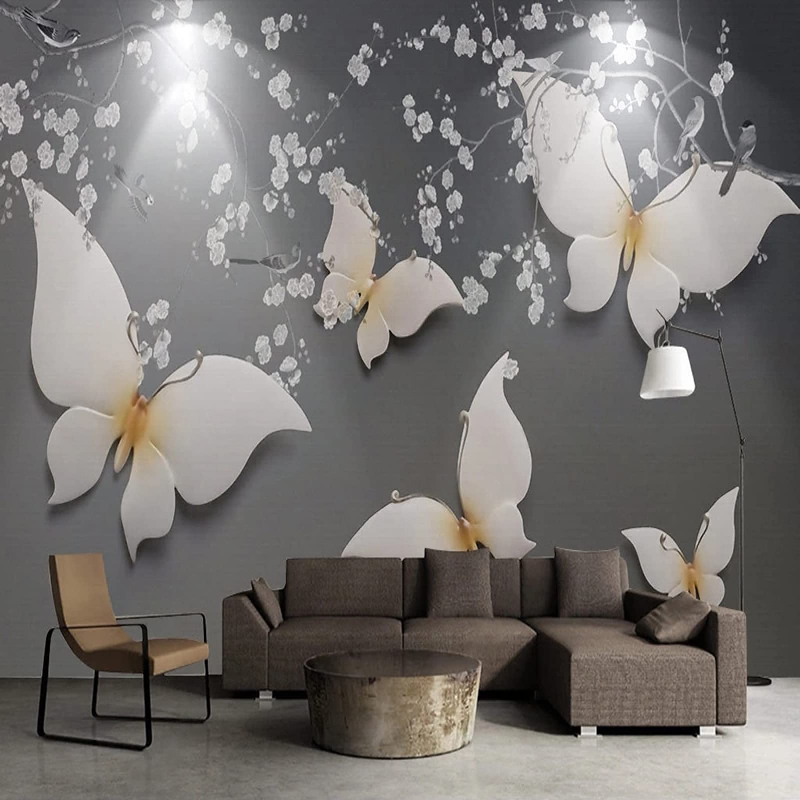Calcomanía De Pared De Mariposas Extraíble - Vinilo Decorativo Multicolor Para Habitación De Niños O Niñas, Fácil De Aplicar Y Quitar