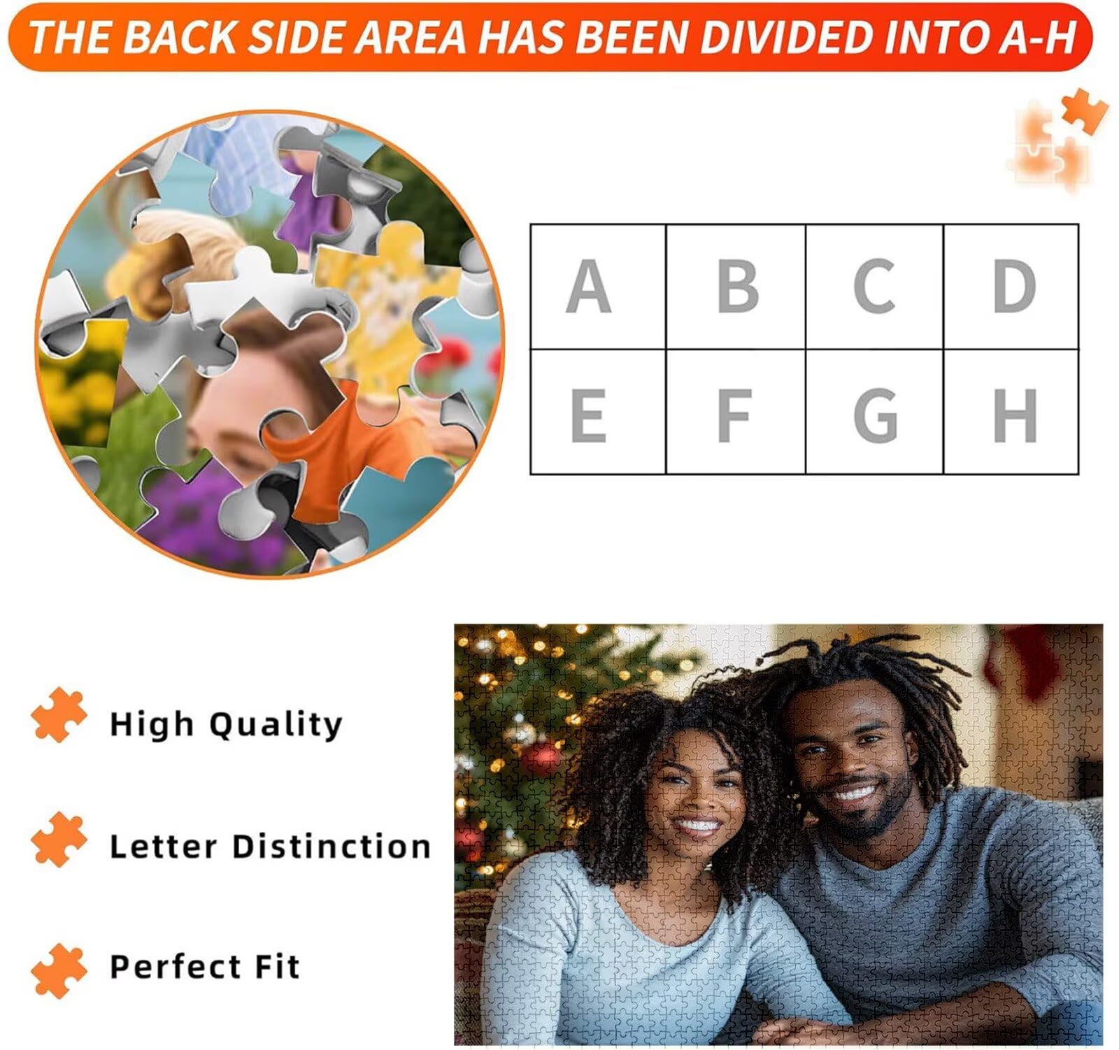 Spersonalizowane puzzle, niestandardowe drewniane puzzle fotograficzne