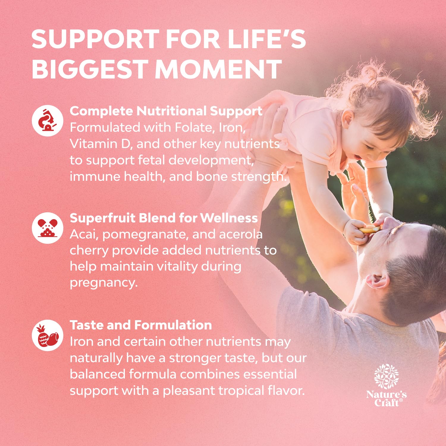 Prenatal Gummies Vitamins For Women w Iron Folic Acid, Formula - 90ct — Amazon image 3