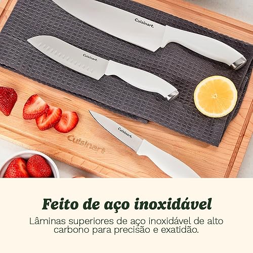 Miniatura 2 de Cuisinart C77SSW-12P - Juego de cuchillos de bloque de 12 piezas con cuchillas de acero para un corte preciso, ligero, acero inoxidable, duradero y