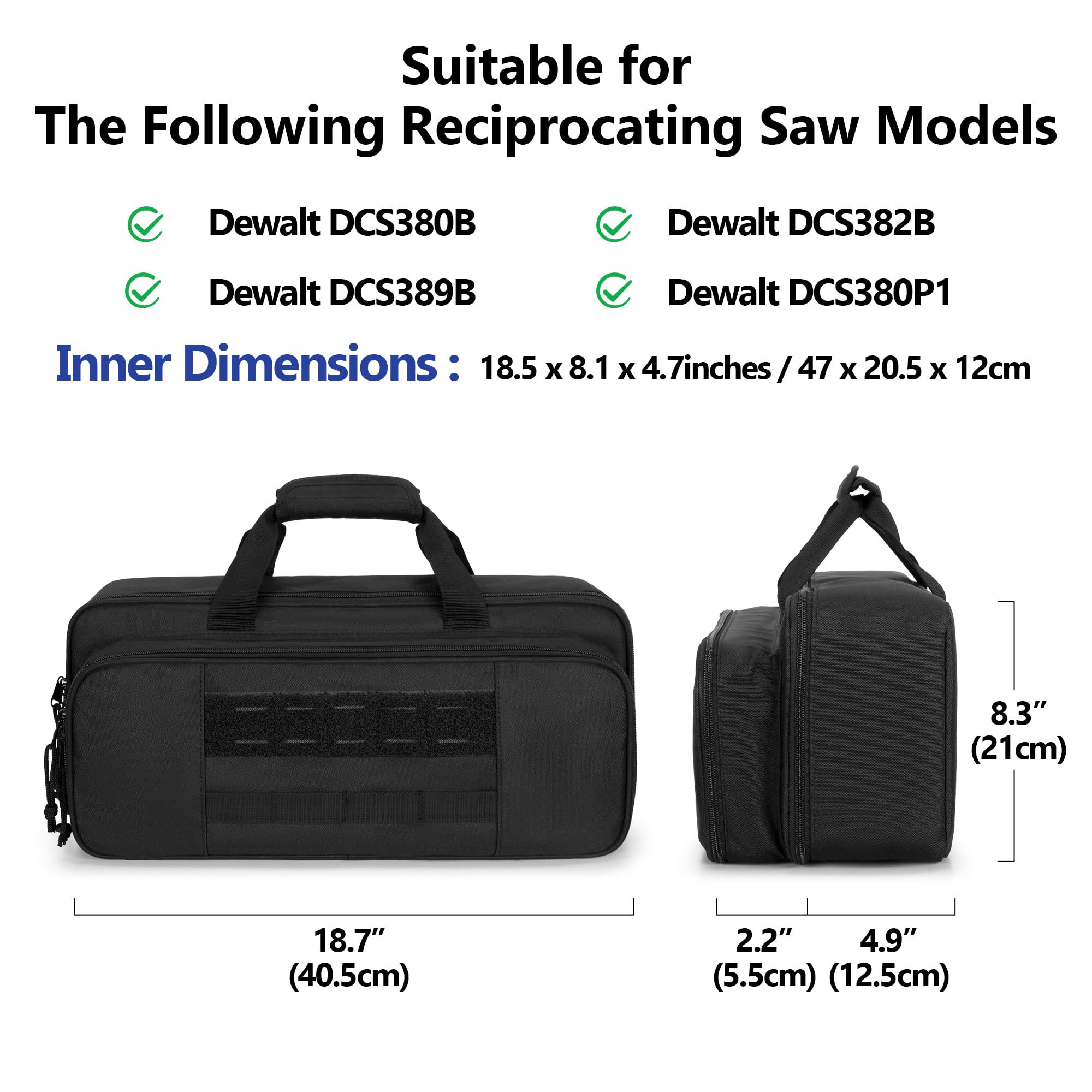 DEWALT Reciprocating Saw Carrying Case - Rexmica -2