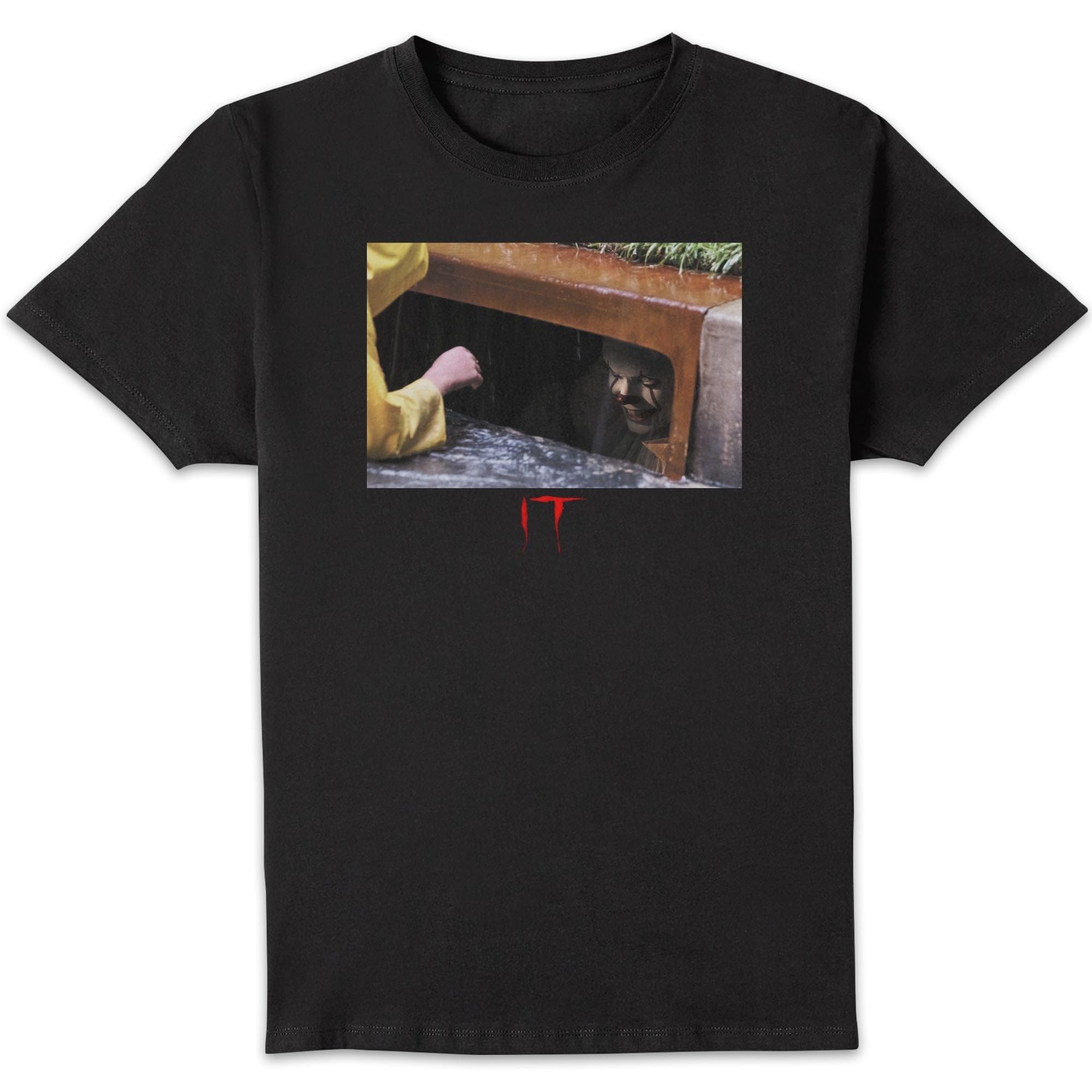 IT Chapter 1 (2017) Pennywise Men's T-Shirt - Black - XL