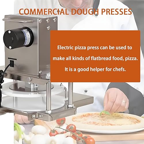 Miniatura 7 de 22cm9.66in Electric Pizza Dough Press,400 Pieces per Hour,Light Weight and Small Space Occupation, Low Noise,for Pressing Pizza Hand-Held Cakes