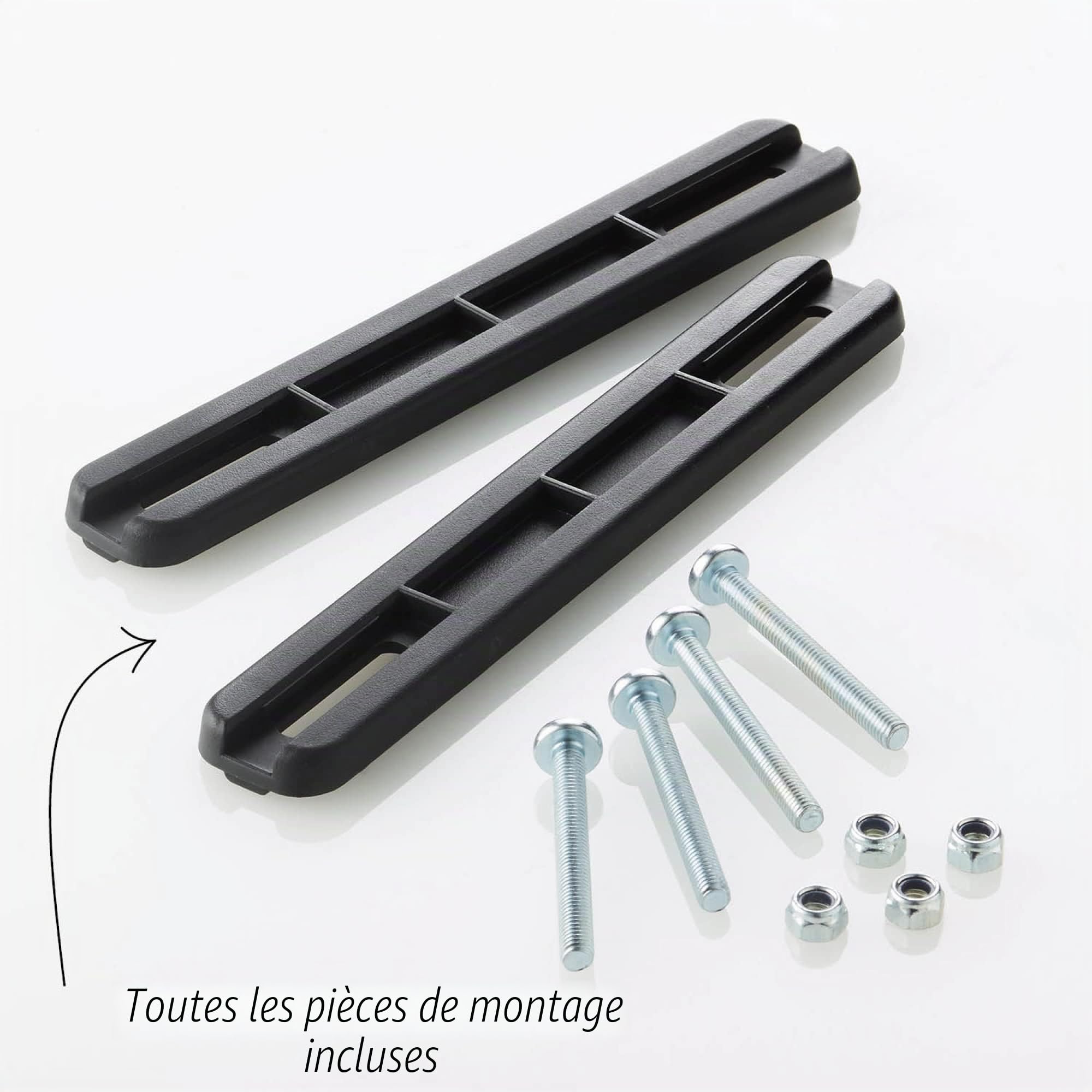 fischer gepäckbox pour Porte-Bagages vélo Volume: env. 15 l, verrouillable, 2 clés incluses, Noir, 19 x 26 x 42 cm
