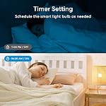 meross Smart Light Bulb, E26 RGB Wi-Fi LED Bulb 60W Equivalent with APP & Voice Control, Compatible with Alexa, Google, Apple HomeKit - Scene & Schedule Lighting, 2 Pack
