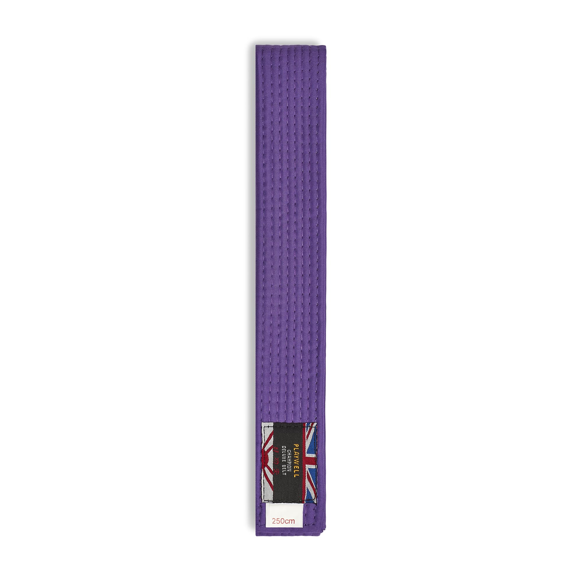 Martial Arts Cotton Solid Coloured Grading Belt - (Karate, Judo Taekwondo) (Purple, 300cm)