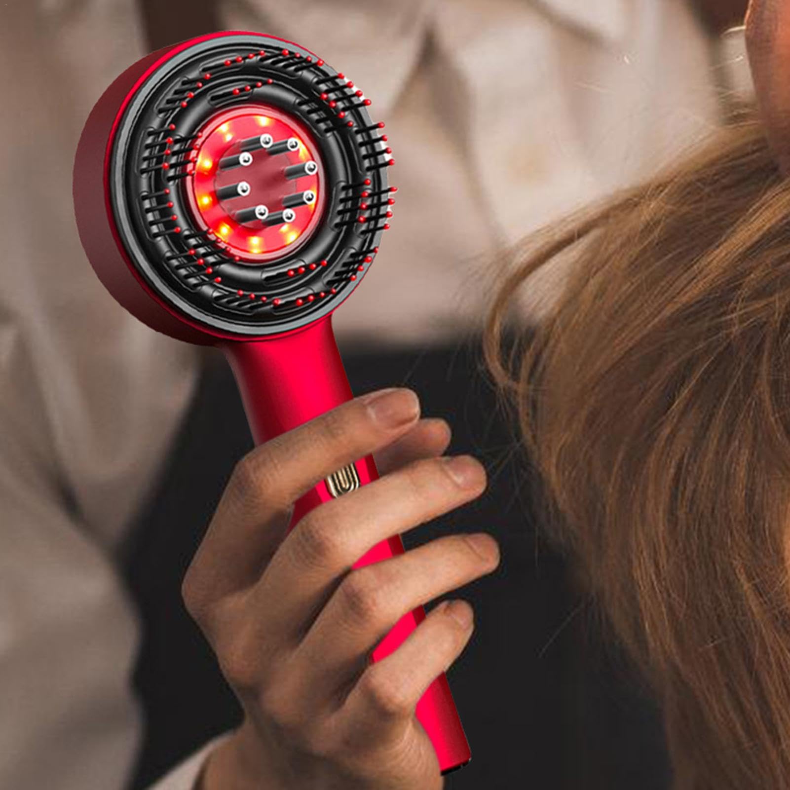 Scalp Massage Comb, Hair Oil Applicator, Electric Scalp Massager, Hair Growth Stimulation, Hair Massager Electric Scalp Massager Scalp Massaging Brush for Stimulates Hair Growth