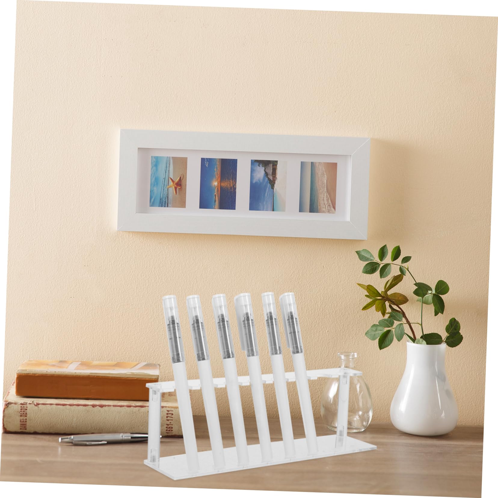 Uonlytech 5 Ensembles Support de Stylo Organisateur pour Stylos Pinceaux et Crayons Support pour et Maison