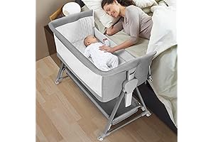 Cowiewie Bedside Bassinet: Calming Nights for Baby, Effortless Rest for Moms