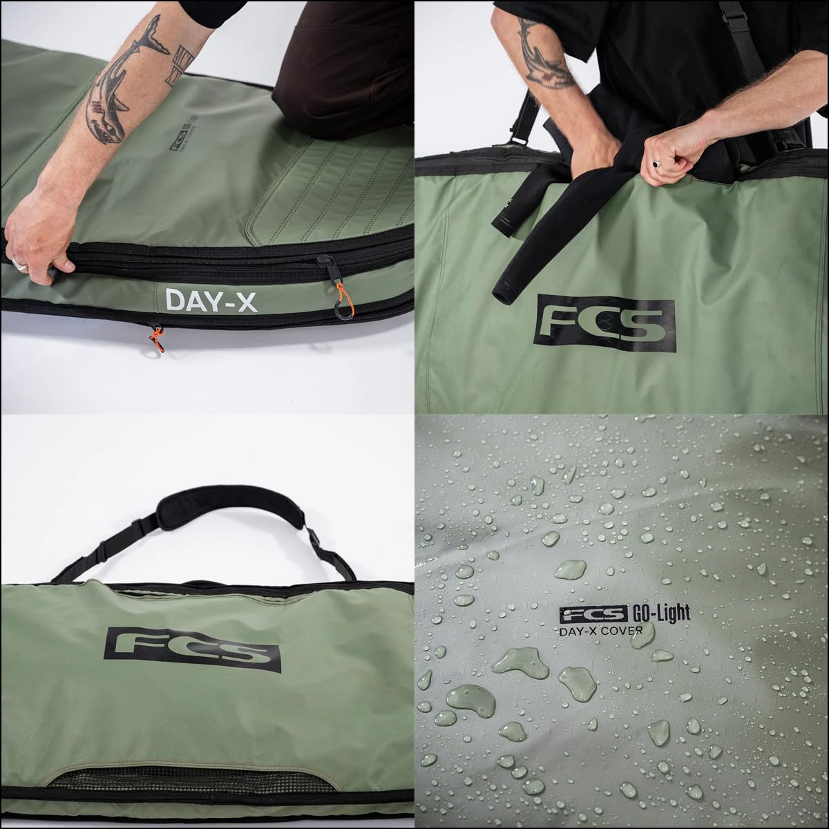 Amazon | FCS ボードケース ハードケース 7'0 7.0 デイX ミッド